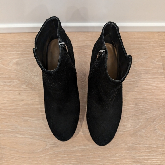 Via Spiga Black Suede Booties - Size 7.5 - Picture 5 of 11